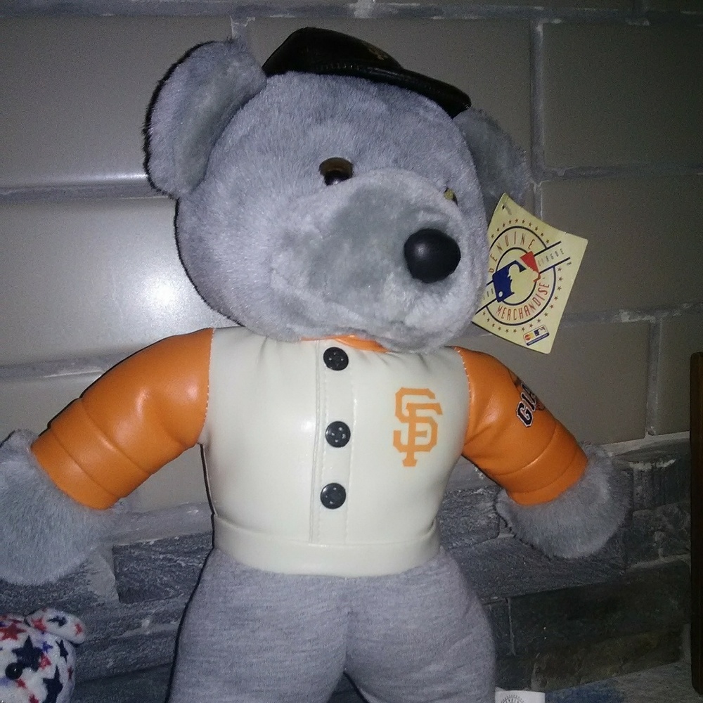 Authentic sports team stuffed bear